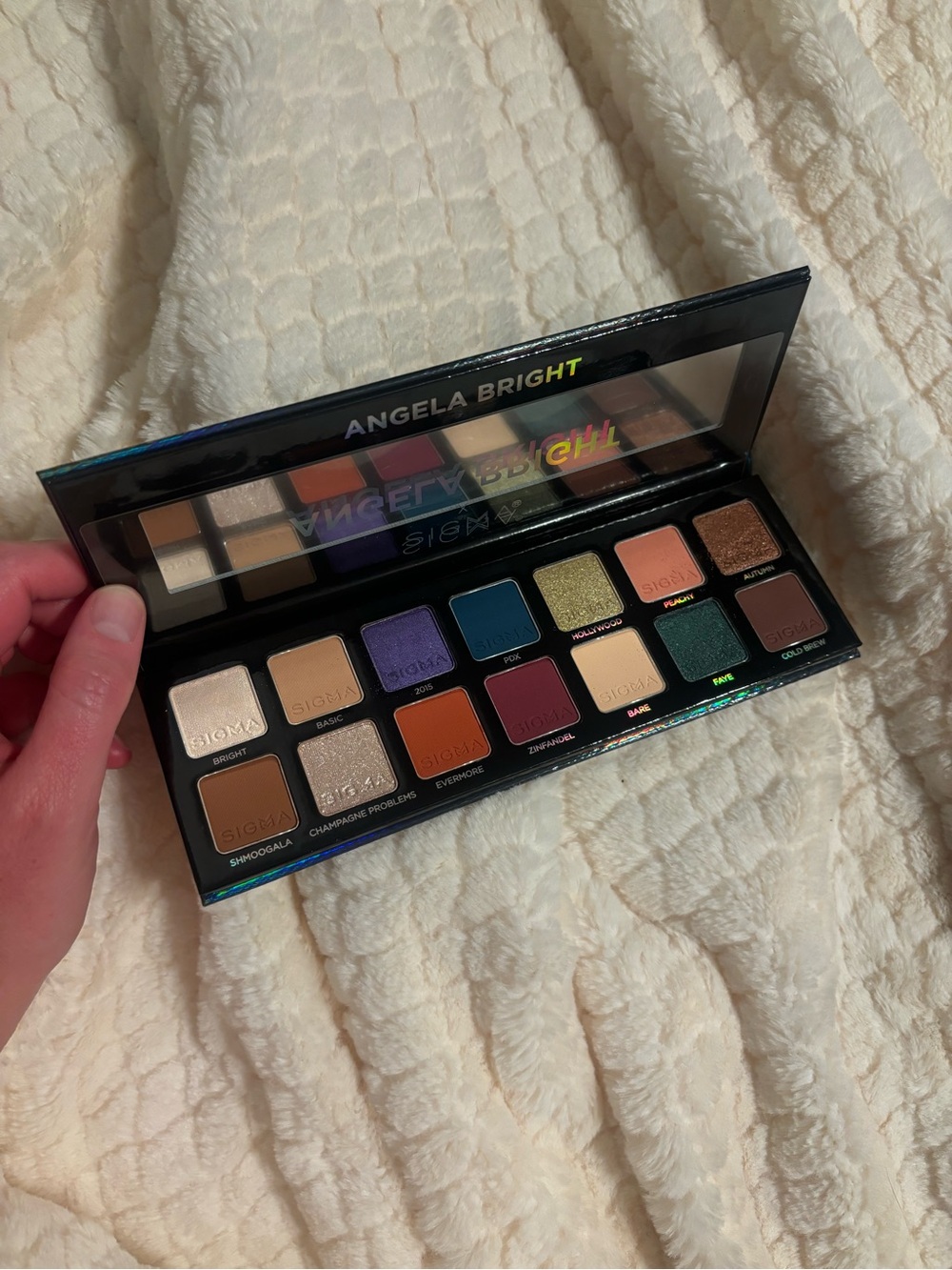 Sigma x Angela Bright Eyeshadow Palette NIB